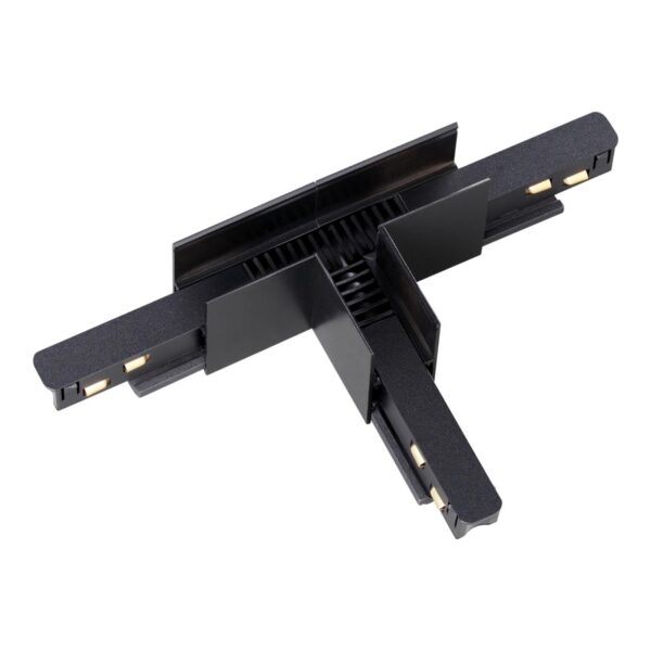 5d94ddeacd4af3b0e593d9c2daeae93d 135126 SHINO NT21 043 черный Соединитель с токопроводом для шинопровода Т-образный IP20 48V FLUM