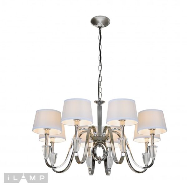 Подвесная люстра iLamp Opera 82177/8 Хром Подвесная люстра iLamp Opera 82177/8 Хром