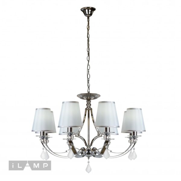 Подвесная люстра iLamp Amadea RM5220/8 Хром Подвесная люстра iLamp Amadea RM5220/8 Хром