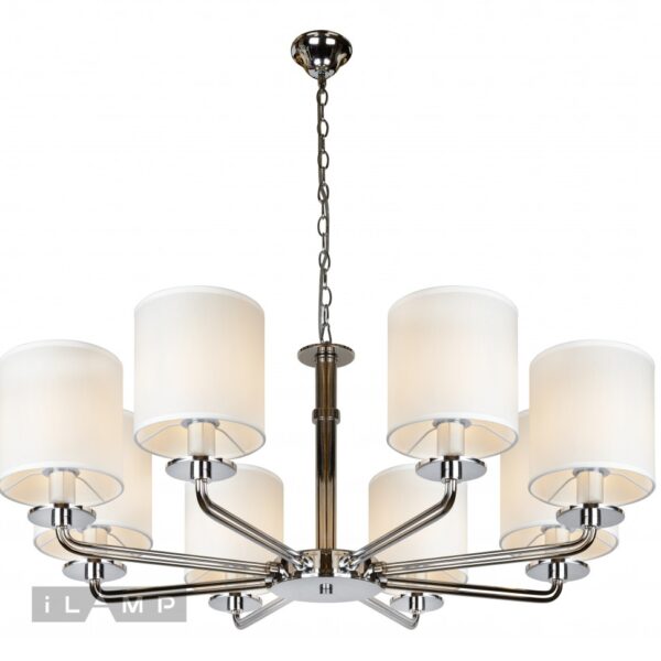 Подвесная люстра iLamp Joy RM003/8 Хром Подвесная люстра iLamp Joy RM003/8 Хром