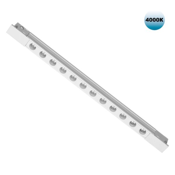 65d6fede6be3de476708611f845d0f14 359432 SHINO NT24 126 белый Трековый светильник для низковольт. шинопровода арт. 135179-135180 IP20 LED 12W 48V 4000K 580Лм FLUM