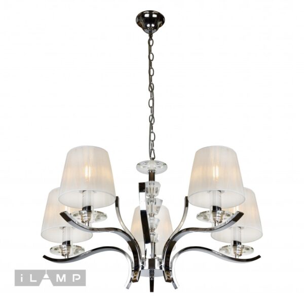 Подвесная люстра iLamp Omega RM5231/5 Хром Подвесная люстра iLamp Omega RM5231/5 Хром