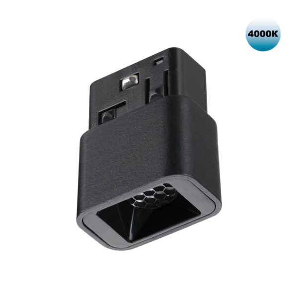 6d6325f093c8e9482554cb85dea76918 359515 SHINO NT24 128 черный Трековый светильник для низковольтного шинопровода IP20 LED 3W 48V 4000K 120Лм FLUM