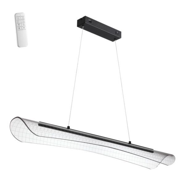 6d96de942e4e7ea3aad6f765b19f016f 359191 OVER NT23 306 черный Светильник подвесной диммируемый, в комплекте пульт ДУ IP20 LED 3000К~6000К 32W 220-240V WELLE