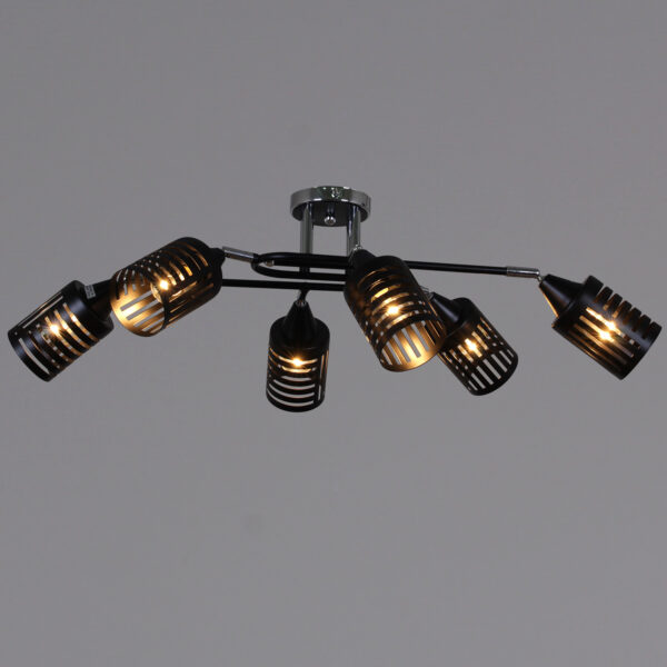 70052-3.3-06 CR+BK светильник потолочный 70052-3.3-06 CR+BK светильник потолочный