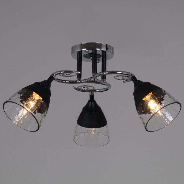 70139-3.3-03 CR+BK светильник потолочный 70139-3.3-03 CR+BK светильник потолочный