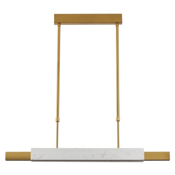 72958bf2146a68d4f2ae16cc6fbe928c 4359/25L MIDCENT ODL24 129 белый .мрамор/антич. бронза/металл/акрил Подвесной светильник IP20 LED 25W 3000K 220V MARMI