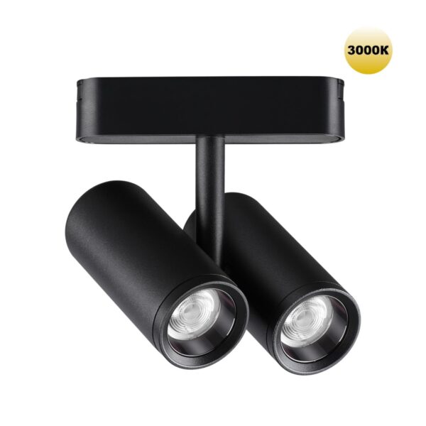 748bb9fcf28dec25d0f48583e8c4e0ff 359274 SHINO NT23 186 черный Трековый светильник для низковольтного шинопровода IP20 LED 16W 48V 1360Лм 3000К SMAL