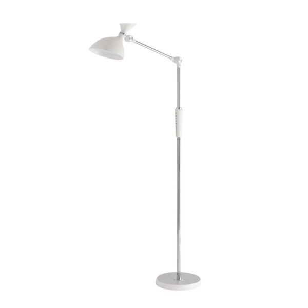 769cc7fe436ef5a3595911bc0c40a88e 8330/15FL LEDIO LN26 458 белый, металл/пластик Торшер LED 15W 3000/4000/6000K 220-240V ССТ/диммер HORSA