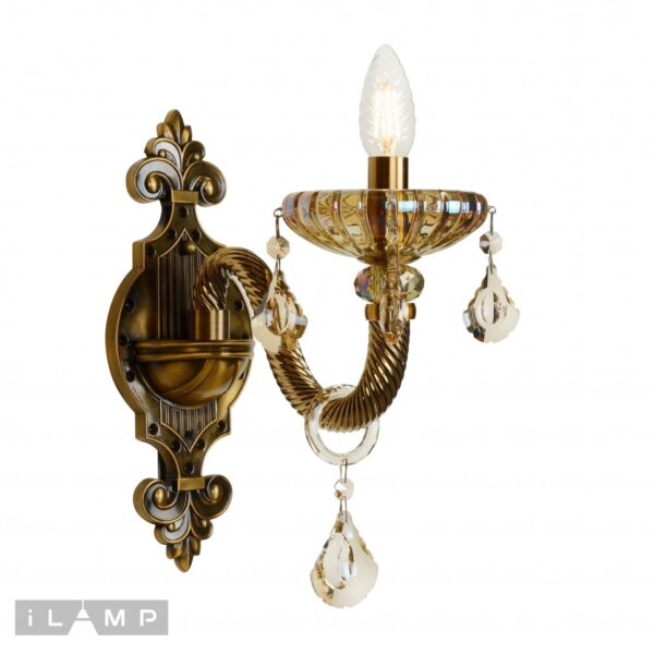 Настенный светильник iLamp Asia 81069-1 Бронзовый Настенный светильник iLamp Asia 81069-1 Бронзовый