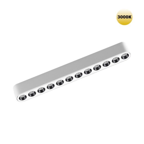 851116c3bf38961e035b21f4b4900827 359243 SHINO NT23 047 белый Трековый светильник для низковольтного шинопровода IP20 LED 12W 48V 1140Лм 3000К SMAL