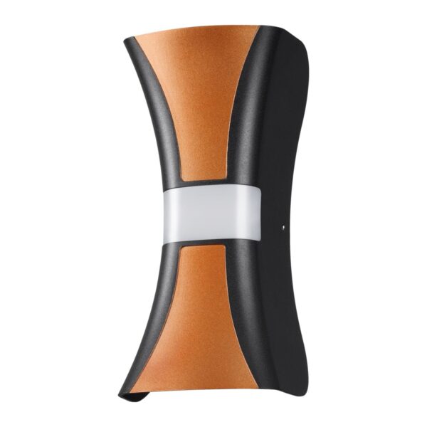 86d4dc8f4633a896d80d50bb071e5e7f 358936 STREET NT22 370 черный/золото Светильник ландшафтный светодиодный IP54 LED 4000К 12W 85-265V CALLE