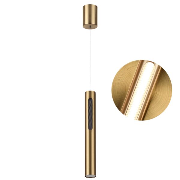 8c9064b65db213655bc35336a50007e4 6644/7L HIGHTECH ODL24 301 античная бронза/металл/акрил Подвесной светильник IP20 LED 9W 3000K 220V MALI