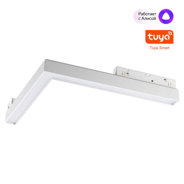 911b5175bff245f37b8c91935528251f 359501 SHINO NT24 137 белый Трековый низковольт. св-к диммир. со сменой цв.температуры, пульт ДУ/Tuya Smart Life IP20 LED 24W 48V 3000-6500K FLUM