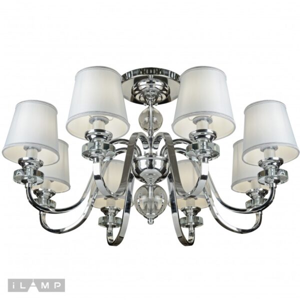 Потолочная люстра iLamp Vivia 82367/8 Хром Потолочная люстра iLamp Vivia 82367/8 Хром
