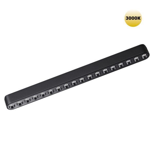 9a690ca8d2aa377f55a74a845be67274 359244 SHINO NT23 047 черный Трековый светильник для низковольтного шинопровода IP20 LED 18W 48V 1710Лм 3000К SMAL