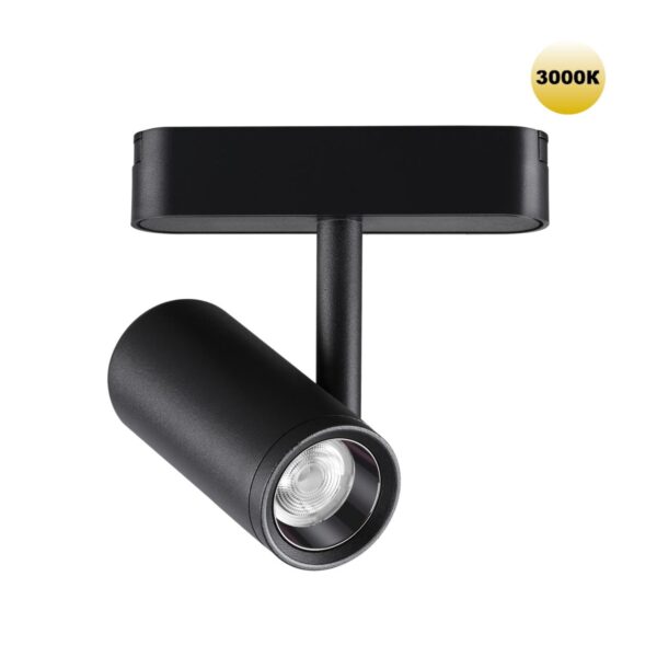 9af7a4bd18aefa6699ddf2502526c7fb 359270 SHINO NT23 050 черный Трековый светильник для низковольтного шинопровода IP20 LED 8W 48V 680Лм 3000К SMAL