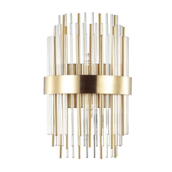 9b517d4ae3f1d5b30208a5657f6b4d1f 4639/2W HALL ODL20 665 золотой/металл/стекло Бра G9 2*40W 220V IDA