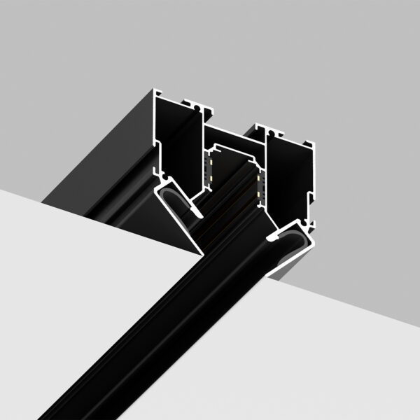 Встраиваемый магнитный трек в натяжной ПВХ потолок Crystal Lux CLT 0.134 01 L2000 BL Встраиваемый магнитный трек в натяжной ПВХ потолок Crystal Lux CLT 0.134 01 L2000 BL