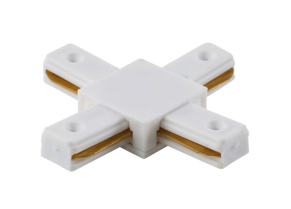Соединитель X-образный (однофазный) Crystal Lux CLT 0.211 04 WH Соединитель X-образный (однофазный) Crystal Lux CLT 0.211 04 WH
