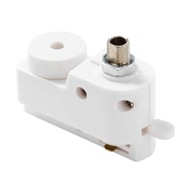 Адаптер для однофазного шинопровода Crystal Lux CLT 0.212 01 WH Адаптер для однофазного шинопровода Crystal Lux CLT 0.212 01 WH