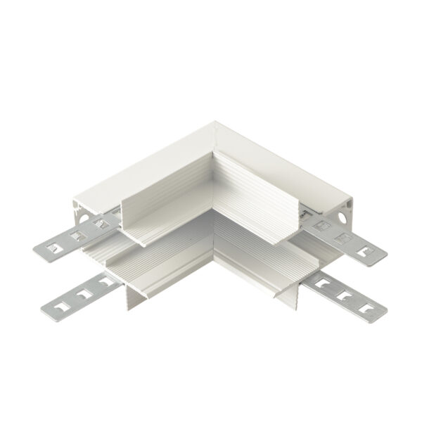 Внутренний соединитель угловой для встраиваемого магнитного шинопровода для ГКЛ12,5 мм Crystal Lux CLT 0.223 13 WH Внутренний соединитель угловой для встраиваемого магнитного шинопровода для ГКЛ12,5 мм Crystal Lux CLT 0.223 13 WH