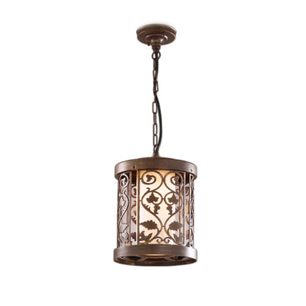 a41f02cd7eed56058465e07695868f62 2286/1 NATURE ODL12 659 патина коричневый Уличный светильник-подвес IP44 E27 100W 220V LAGRA