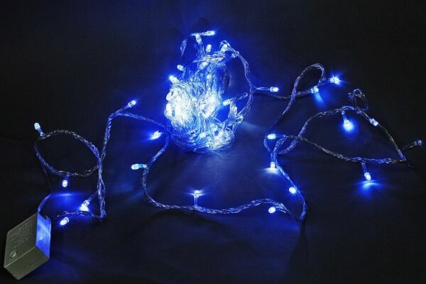 A-001 LED BL гирлянда светодиодная 10м 100LED с контроллером A-001 LED BL гирлянда светодиодная 10м 100LED с контроллером