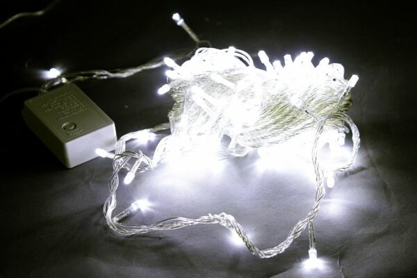 A-001 LED WT гирлянда светодиодная 10м 100LED с контроллером A-001 LED WT гирлянда светодиодная 10м 100LED с контроллером