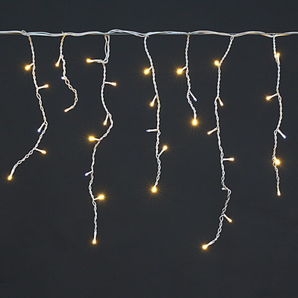 A-012R WW/W FLASH светодиодная гирлянда "бахрома" 3х0.6м 140LED белый провод A-012R WW/W FLASH светодиодная гирлянда «бахрома» 3х0.6м 140LED белый провод