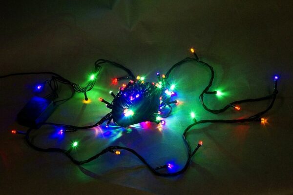 A-019A LED MIX гирлянда светодиодная 5м, зеленый провод A-019A LED MIX гирлянда светодиодная 5м, зеленый провод