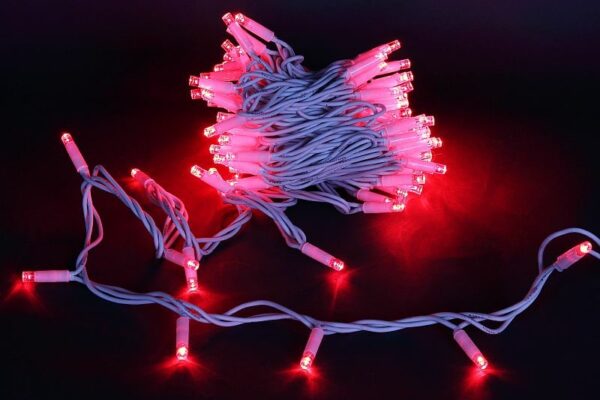 A-026 RD гирлянда светодиодная 10м 100LED влагозащищен. морозостойкая A-026 RD гирлянда светодиодная 10м 100LED влагозащищен. морозостойкая