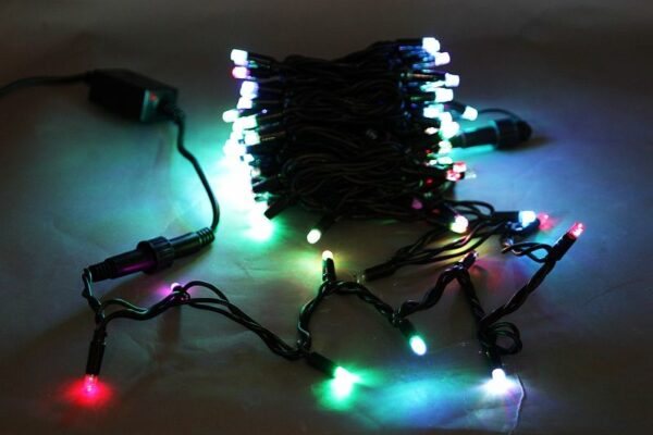 A-026A RGB гирлянда светодиодная 10м 100LED влагозащищен. морозостойкая A-026A RGB гирлянда светодиодная 10м 100LED влагозащищен. морозостойкая