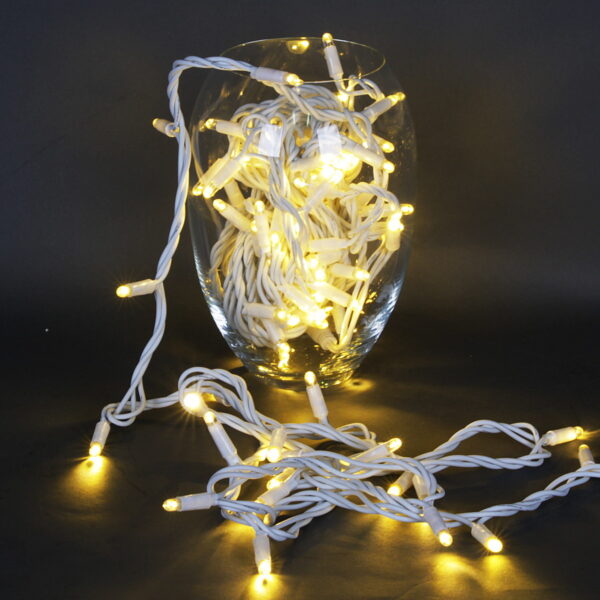 A-504 WW гирлянда светодиодная, белый провод 10м, 100LED, 24V, морозоустойчивая, влагозащищенная A-504 WW гирлянда светодиодная, белый провод 10м, 100LED, 24V, морозоустойчивая, влагозащищенная