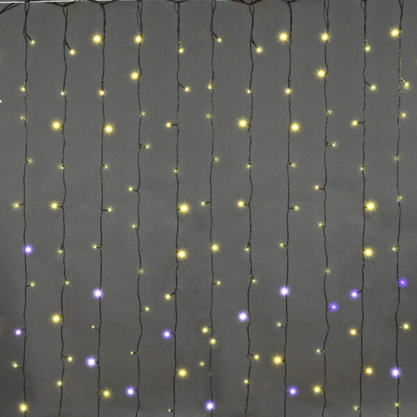 A-945 WW/W FLASH сведодиодный занавес 2*3м 440LED, провод темно-зелёный A-945 WW/W FLASH сведодиодный занавес 2*3м 440LED, провод темно-зелёный