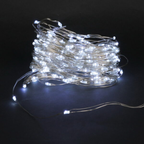 A-961 WT гирлянда светодиодная "Роса", 20м, 200LED, серебристый провод A-961 WT гирлянда светодиодная «Роса», 20м, 200LED, серебристый провод