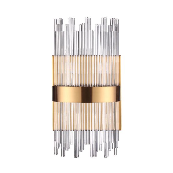 aefc7058f30bca3d123f66401a3810e6 4722/4W HALL ODL20 667 бронзовый/стекло/прозрачный Бра G9 4*33W 220V FOCCO