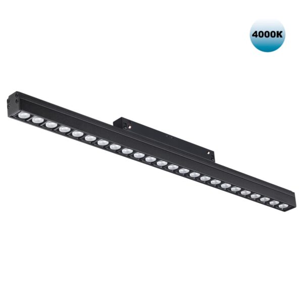 af7868077efe2571ee7031f15b2617d9 358420 SHINO NT20 152 черн Трековый светильник для низков. шинопровода IP20 LED 4000K 24W 48V FLUM