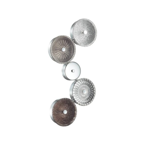 b09d9342f48016735543bf7d600c2be1 5416/25WL L-VISION ODL_EX23 155 хром/разноцветный металл/стекло Бра LED 25W 4000K CARAMELLA