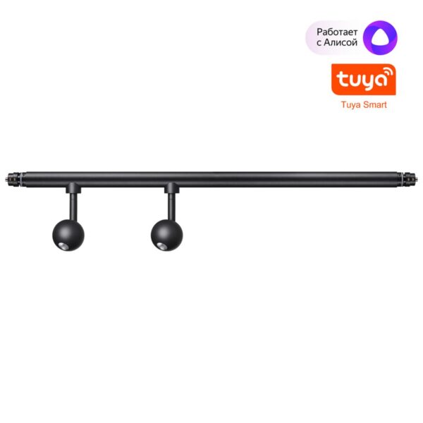 b139c72416a059294427237fb5318e97 359376 KONST NT24 черный 000 Светильник диммир. со сменой цв. температ. (управл. — пульт ДУ или прилож. Smart Life) IP20 LED 14W 48V 3000-6000К GLAT