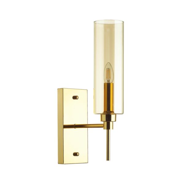 b9e1bcfa580b0bcc62899392f4e2ec1a 4689/1W MODERN ODL20 691 золотой/янтарный Бра E14 1*40W DIATRA