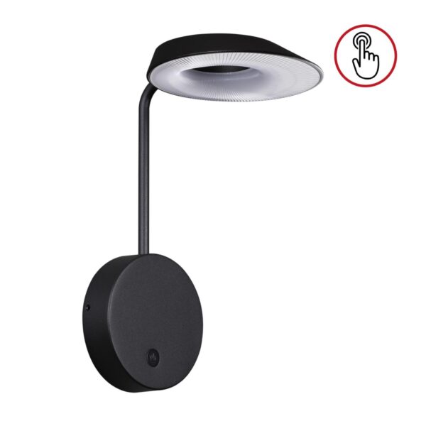 bb90f78e8057a1696b67a1e1ce02afb3 359406 STREET NT24 000 черный Светильник ландшафтный настенный с выключателем-диммером IP54 LED 4W 220-240V 4000K 400Лм ELEGANCE