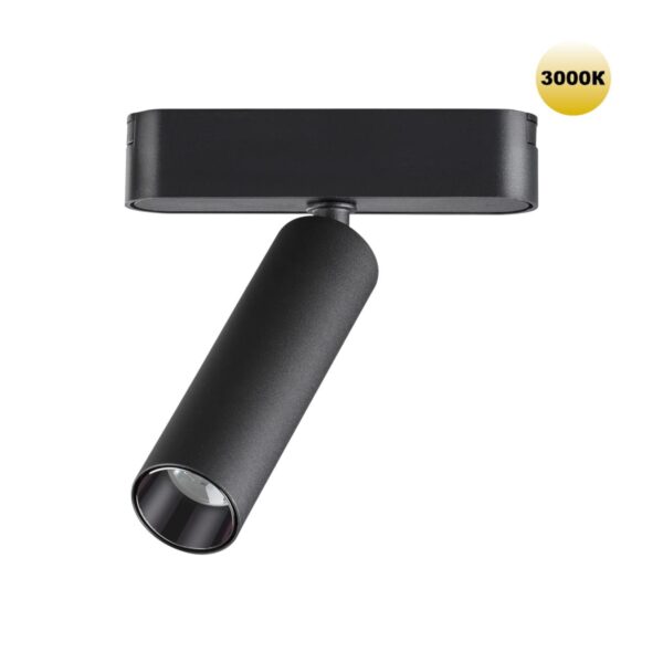 bbf5f17df1ca1ee88e4df03e156c81a8 359250 SHINO NT23 048 черный Трековый светильник для низковольтного шинопровода IP20 LED 7W 48V 630Лм 3000К SMAL