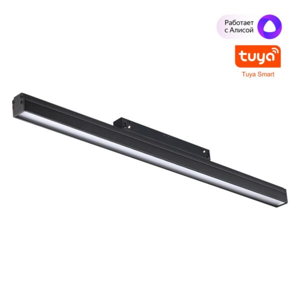 bd1e03e534923ae127213860ba5095c1 359486 SHINO NT24 134 черный Трековый низковольт. св-к диммир. со сменой цв.температуры, пульт ДУ/Tuya Smart Life IP20 LED 24W 48V 3000-6500K FLUM