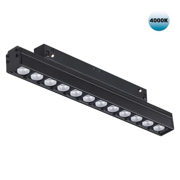 c1cf238039ad0a7f7c17d77b9f73b25a 358418 SHINO NT20 152 черн Трековый светильник для низков. шинопровода IP20 LED 4000K 12W 48V FLUM