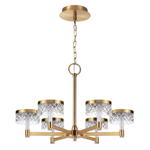 c65210a73b8168b5df1458d3726c8e70 5032/36L L-VISION ODL24 567 античн.бронза/металл/акрил Люстра LED 36W 4000K 2596лм FIVRE