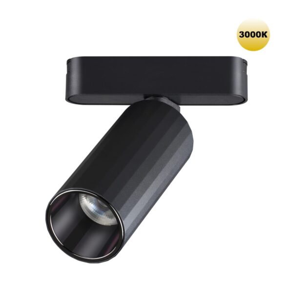 c74618d6559e1077d3af3b7b52156a99 359258 SHINO NT23 049 черный Трековый светильник для низковольтного шинопровода IP20 LED 12W 48V 1020Лм 3000К SMAL