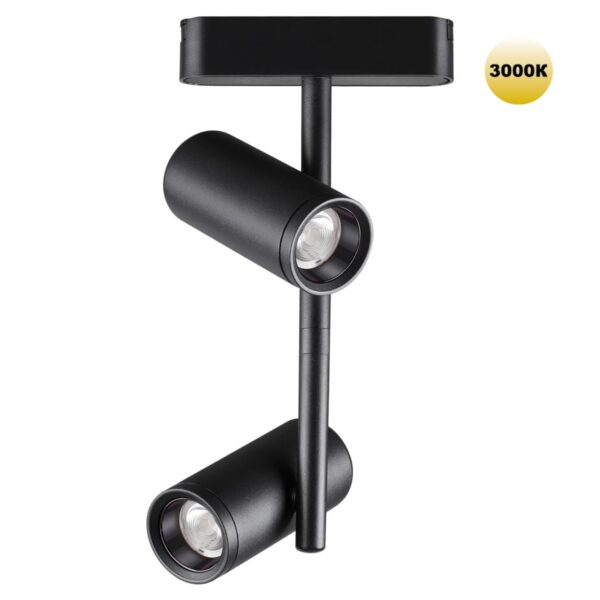 cb8e636a6fe8906bc830023b63681e42 359272 SHINO NT23 051 черный Трековый светильник для низковольтного шинопровода IP20 LED 16W 48V 1360Лм 3000К SMAL
