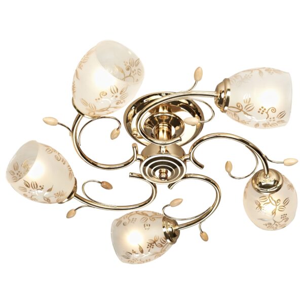 ck83o58ocbqft7stchbs7ws0hjne8470 762-307-05 VELANTE Классический стиль светильник потолочный, E27, 5x40W