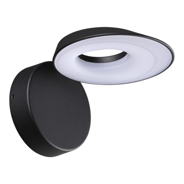 d05abdcba4445edd4846832ddcaae1dd 359405 STREET NT24 000 черный Светильник ландшафтный настенный IP54 LED 4W 220-240V 4000K 380Лм ELEGANCE